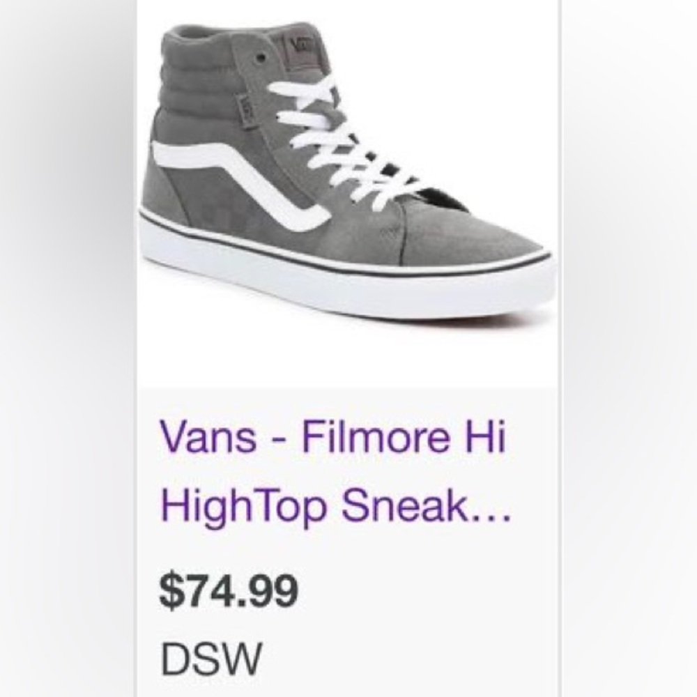 New Vans Filmore suede Shoes SIZE 7.5